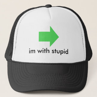 Casquette im avec stupide
