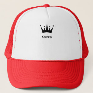 Casquette Image Couronne personnalisée Nom du texte Queen av