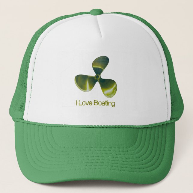 Casquette Image de l'hélice de bateau pour camionneur-casque (Devant)