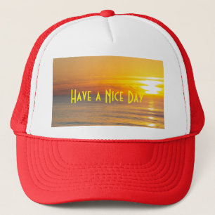 Casquette Image et texte personnalisés 'Bonne journée' de co