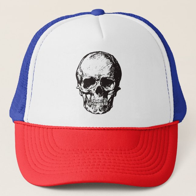 Casquette Imaginaire crânien Art Rock Punk Heavy Metal (Devant)