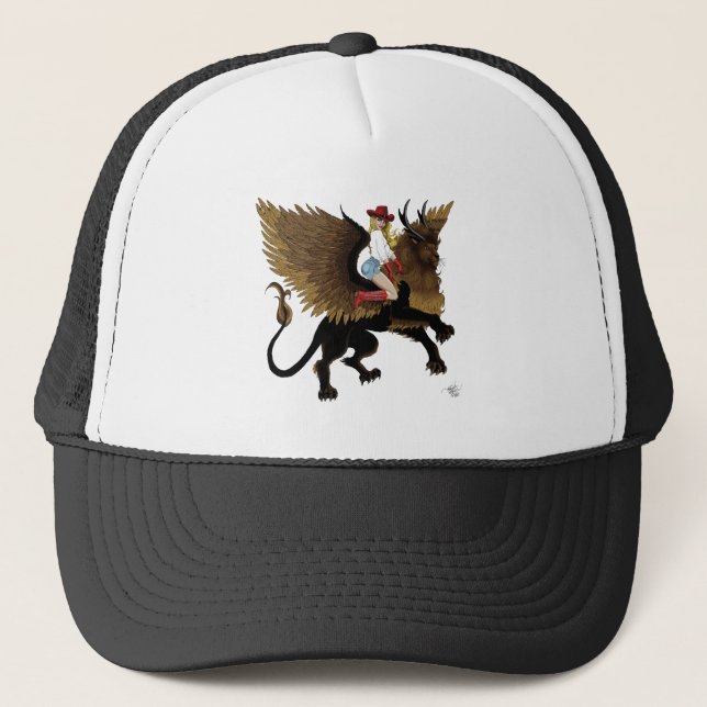 Casquette Imaginaire Lion ailé de la petite fille rouge (Devant)