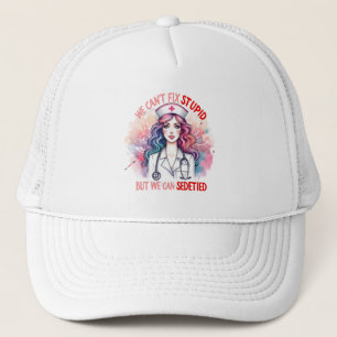Casquette Impossible de guérir idiot : l'infirmière mélodieu