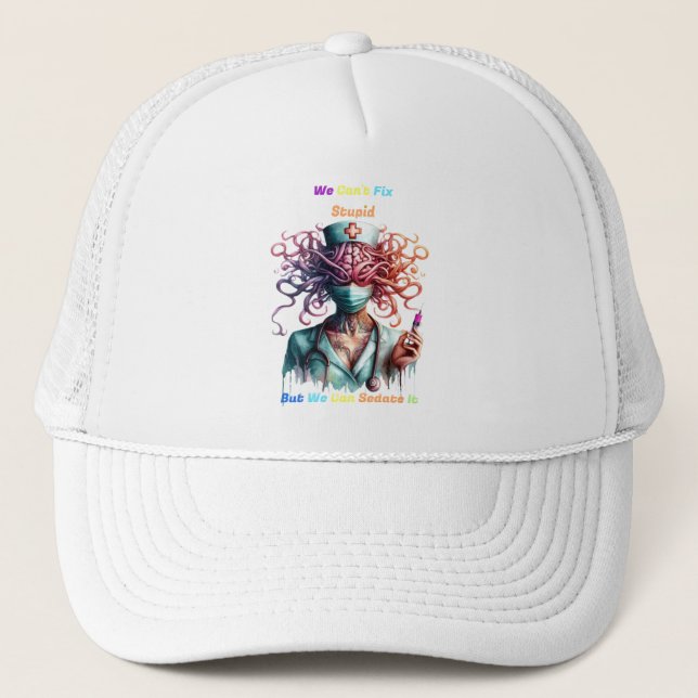 Casquette Impossible de réparer l'esprit Médicale surréalist (Devant)