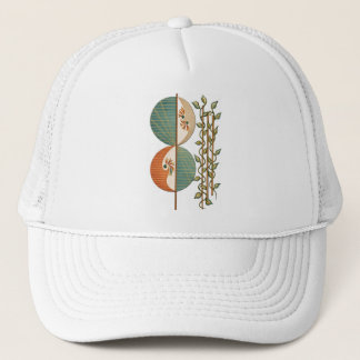 Casquette Impression d'art botanique abstrait moderne, Ci mi