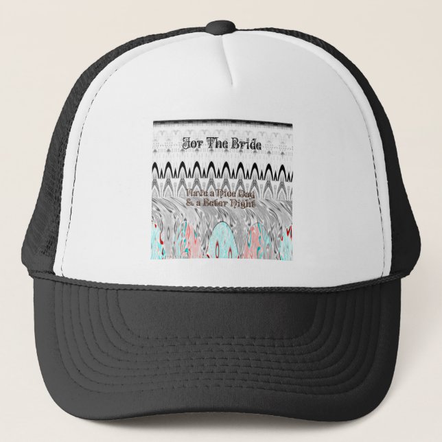 Casquette Impression d'art de cadeau de fête de fiançailles (Devant)