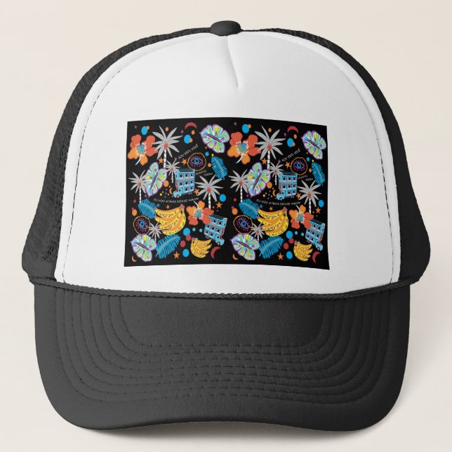 Casquette impression d'automne (Devant)