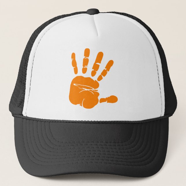Casquette Impression de la main (Devant)