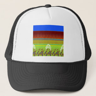 Casquette Impression Motif géométrique coloré