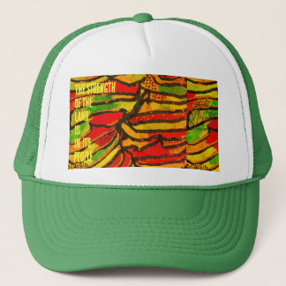 Casquette Imprimé Congo la force de la terre