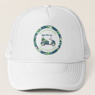 Casquette Imprimé de golf chic Panier de golf