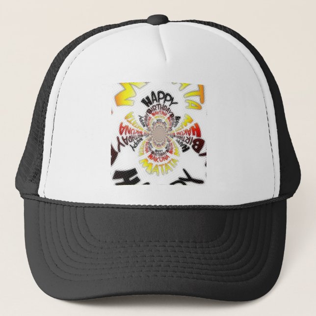 Casquette Imprimer Anniversaire Kaleidoscope (Devant)