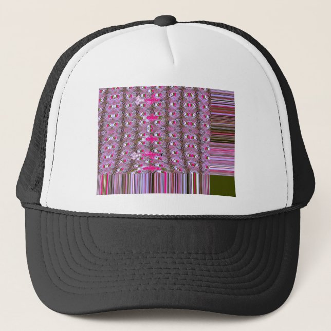 Casquette Imprimer l'art Motif Abstrait dense et complexe (Devant)