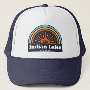 Casquette Indian Lake New York Rainbow