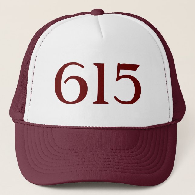 Casquette Indicatif régional 615 (Nashville) (Devant)