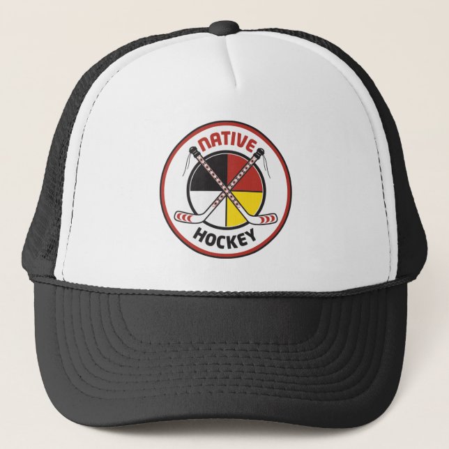 Casquette indigène d'hockey (Devant)
