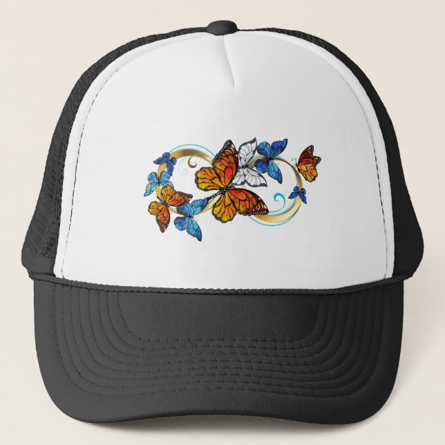 Casquette Infinity of Monarch Butterflies (Devant)