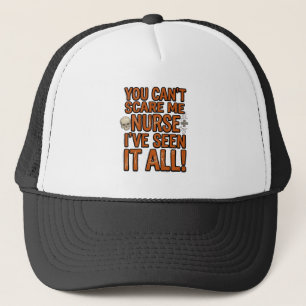 Casquette Infirmière drôle a tout vu conception Halloween vi