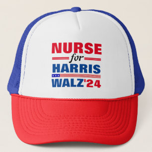 Casquette Infirmière pour Harris Walz Red Blue
