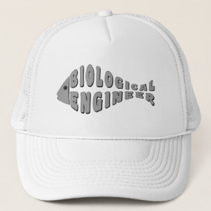 Casquette Ingénieur biologiste Poisson gris