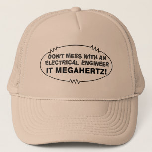 Casquette Ingénieur électricien Mégahertz Ovale