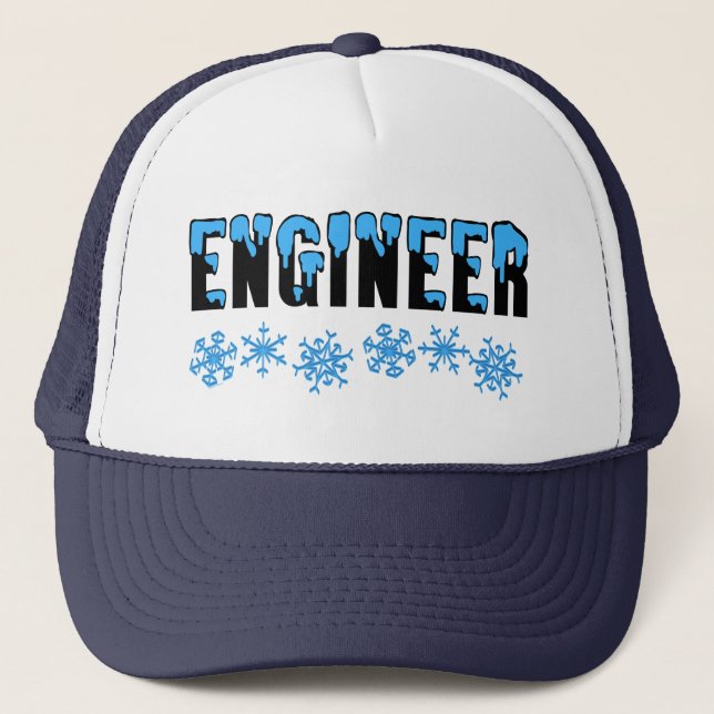 Casquette Ingénieur Snowflake (Devant)