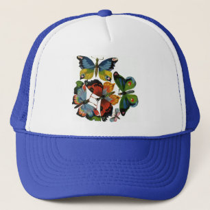 Casquette Insectes ou bugs vintage, beaux papillons