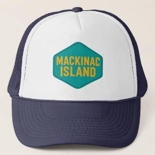 Casquette Insigne rétro de l'île Mackinac Bold Michigan Tr