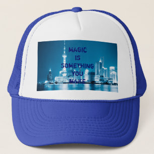 Casquette Inspiration espère citer ville nuit arrière - plan