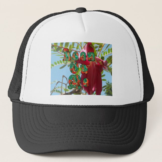 Casquette Inspiration Lean On Me Floral Skyward Art Imprimer (Devant)