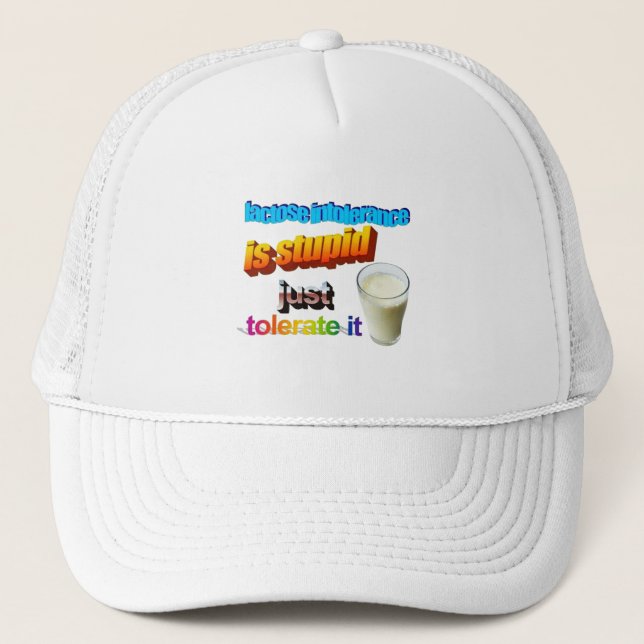 Casquette Intolérance au lactose (Devant)