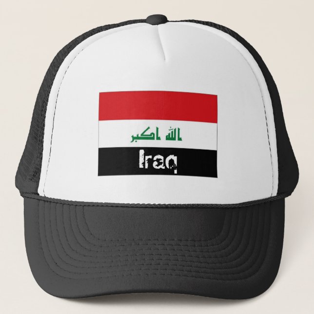 Casquette irakien de souvenir de drapeau de l'Irak (Devant)