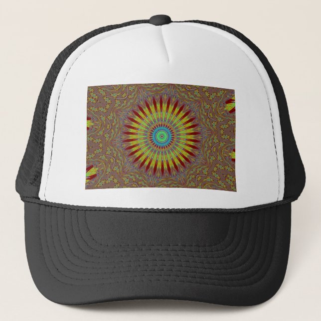 Casquette Iran tapis Africain ethnie tribale motif.jpg (Devant)
