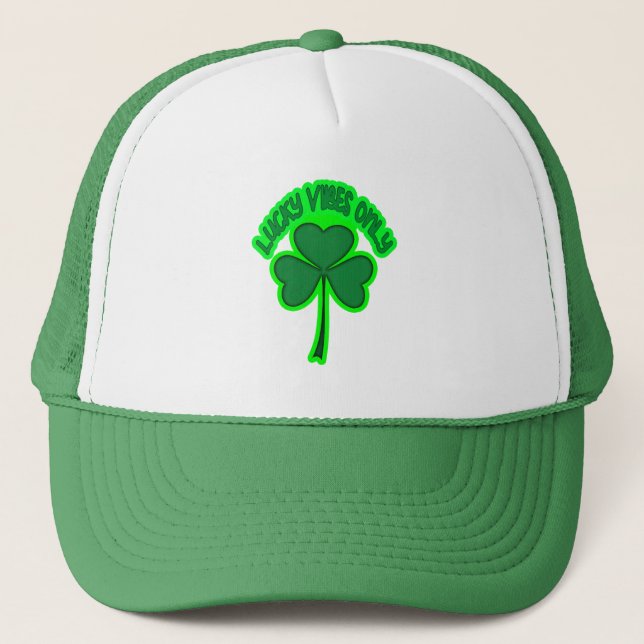 Casquette Irish Vibes St Patrick’s Day Shirt – boné (Devant)