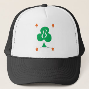 Casquette Irlandais chanceux 8 des clubs, fernandes élégan