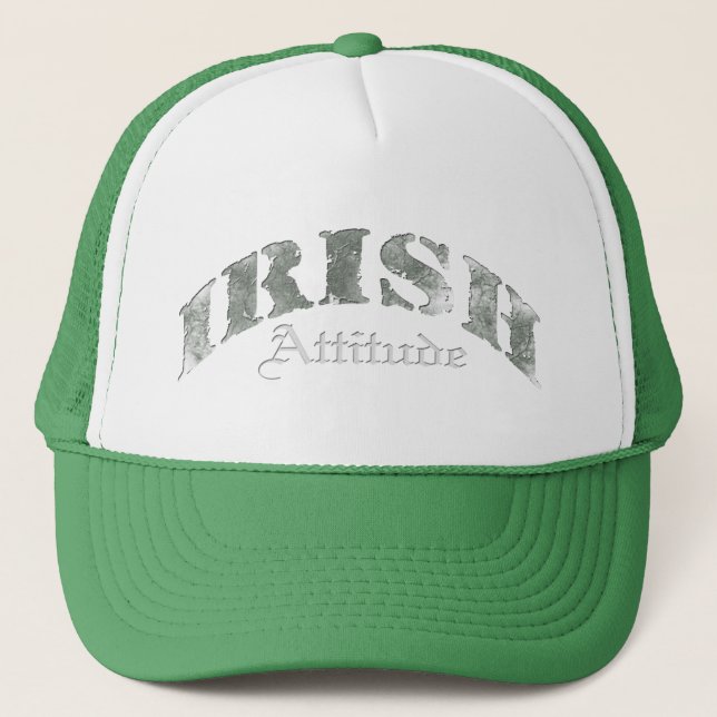 Casquette Irlandais - Trouble d'attitude (Devant)