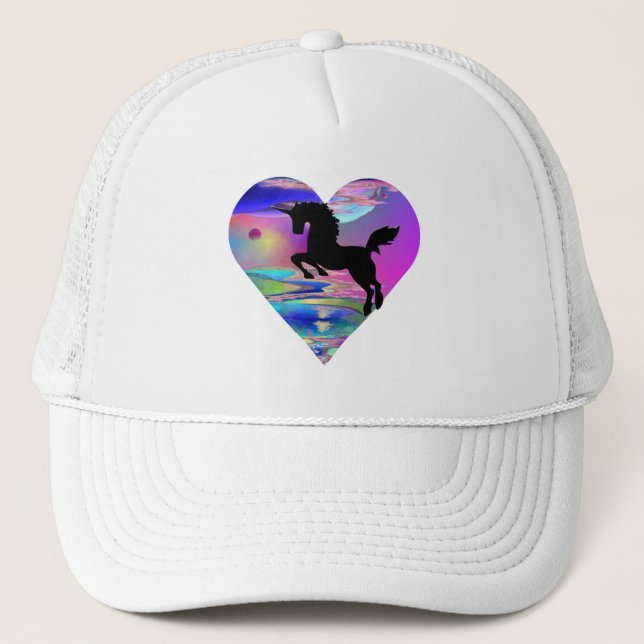 Casquette irrésistible d'art de licorne (Devant)