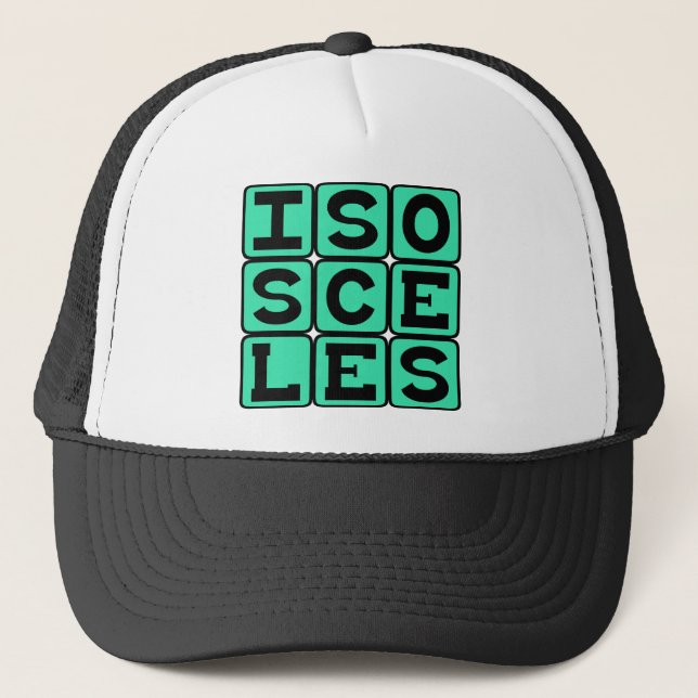 Casquette Isocèle, Type de Triangle (Devant)