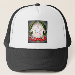 Casquette Italie Emblème bord foncé