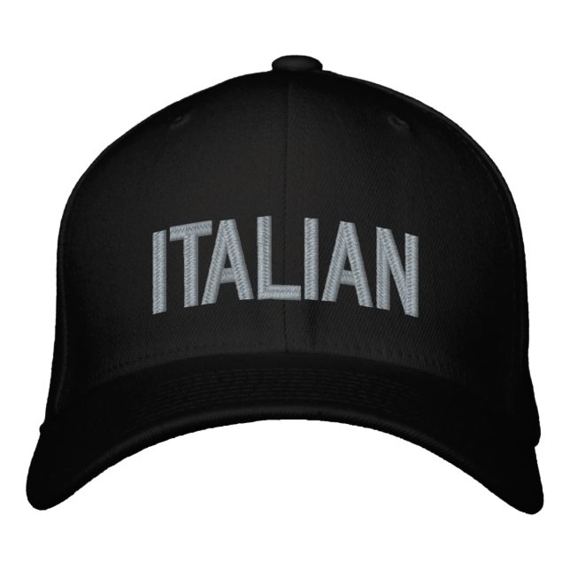 Casquette italien brodé (Devant)