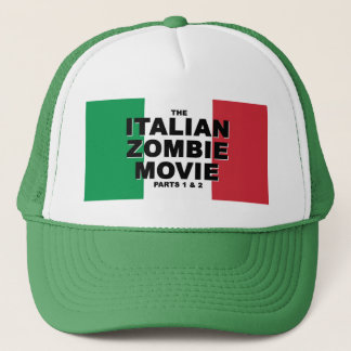 Casquette italien de fan de cinéma de zombi