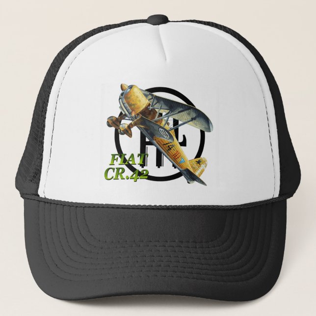 CASQUETTE ITALIEN FIAT CR.42 (Devant)
