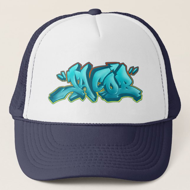 Casquette JACOB Graffiti Name - (Devant)