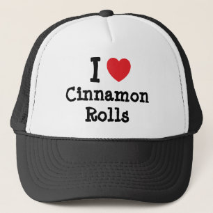 Casquette J'adore Cinnamon Rolls coeur T-Shirt