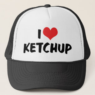 Casquette J'adore Ketchup Cœur - Amateur de Catsup