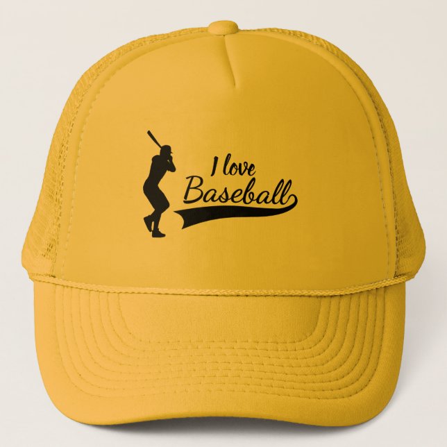 Casquette J'adore le baseball (Devant)