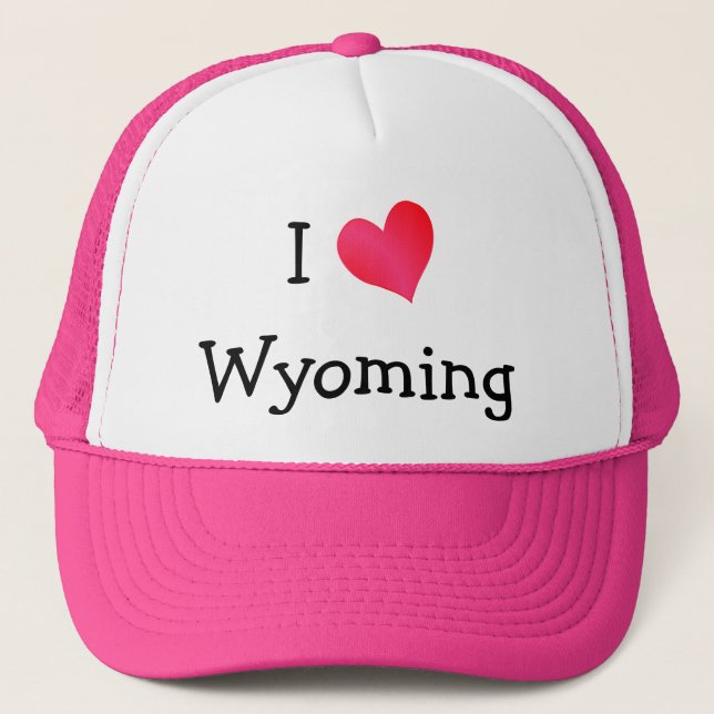 Casquette J'adore le Wyoming (Devant)