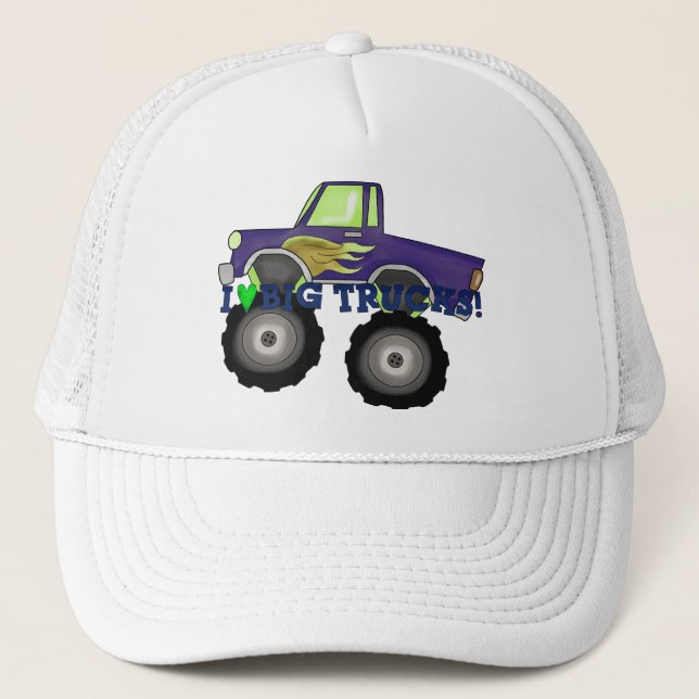 Casquette J'adore les gros camions (Devant)
