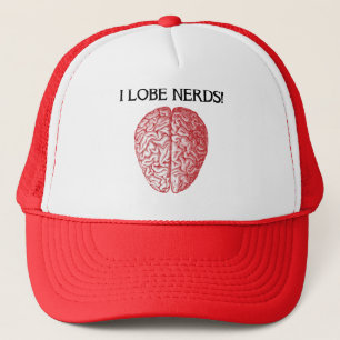 Casquette J'adore les nerds qui aiment le chapeau à casquett