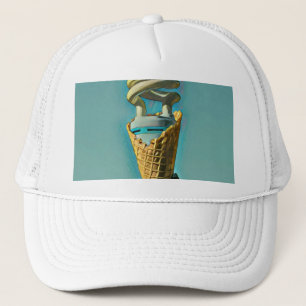 Casquette J'adore les oeuvres d'art sur la crème glacée
